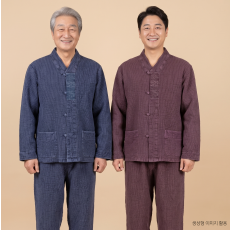 가1A22 이중지 브이넥 세트