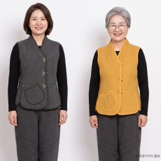 가1A54 꽃누비 조끼 세트