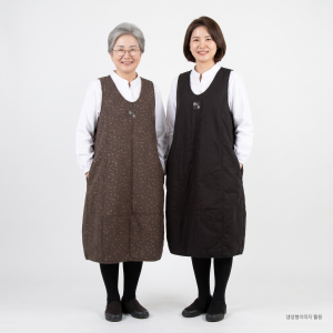 가1A55 누비 패딩 원피스