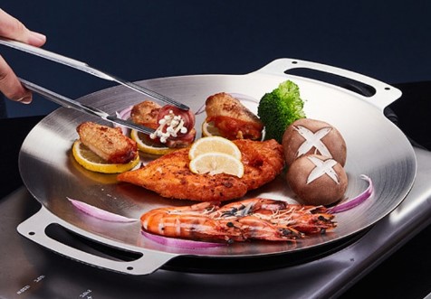 캠핑 스텐 그리들