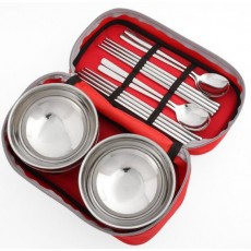 캠핑 휴대용 수저4인세트