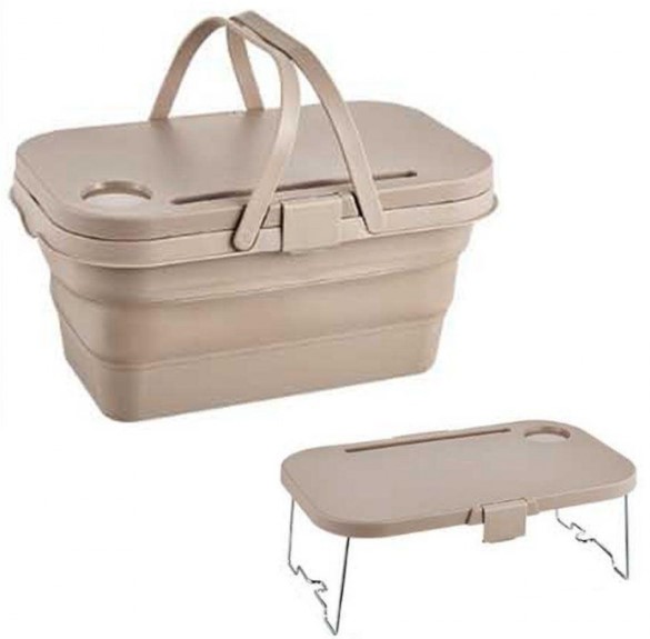 캠핑 수납박스 테이블